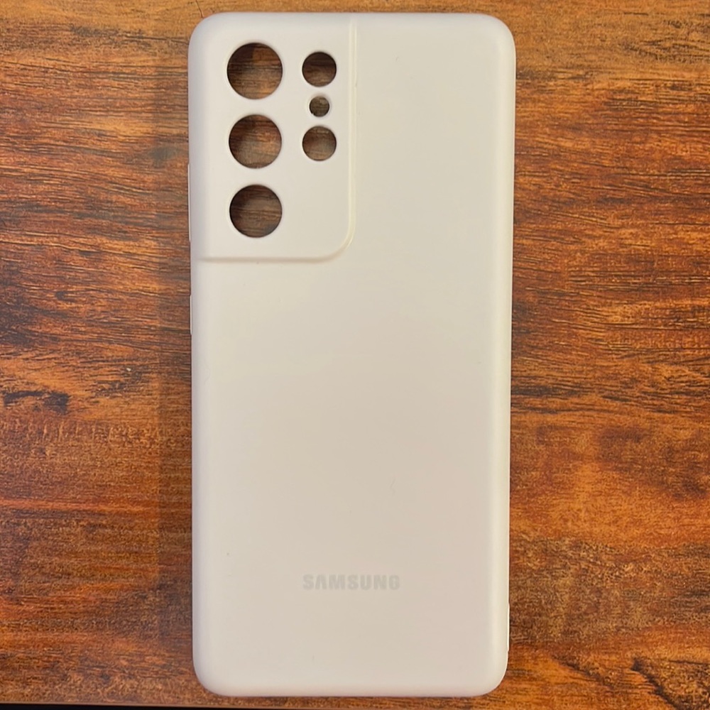 Samsung Galaxy S21 Ultra Silicone Cover, Gray